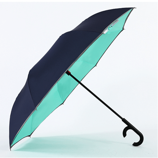 印花反向雨伞