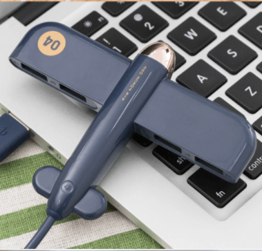 企业LOGO定制飞机USB分线器